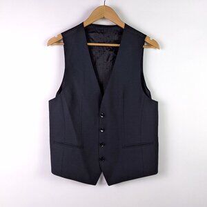 HUGO BOSS Size 38S Mens Single Breasted Dress Vest Formal Button Front Waistcoat